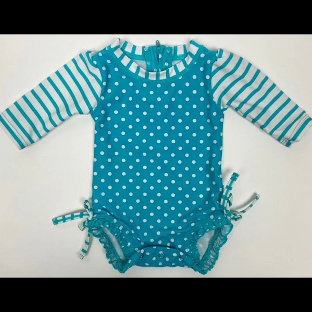RuffleButts One Piece Rashguard 0-3